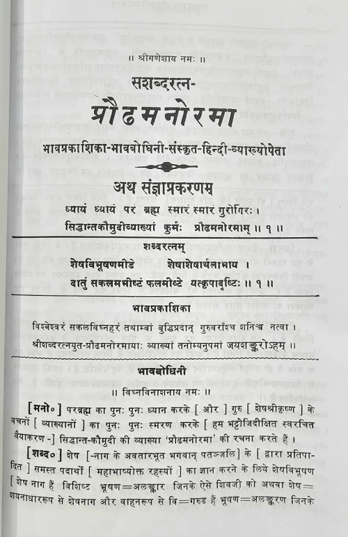 Praudhamanorama (Sasabdaratna)